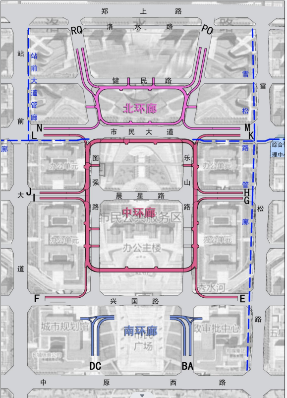 郑州市民公共文化服务区核心区地下环廊及管廊工程